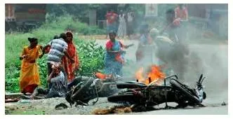 Attack on minister  red alert on political violence in bengal