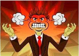 Wrath  - Extreme anger.