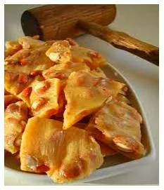Brittle  - Hard but liable to break easily.
