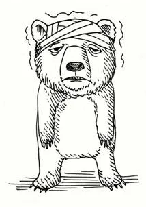 To be like a bear with a sore head