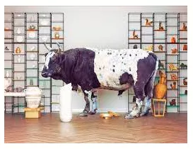 To be like a Bull in a china shop - To be clumsy.