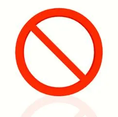 Expressing prohibition