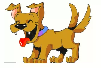 To be like a dog with two tails - To be very happy.