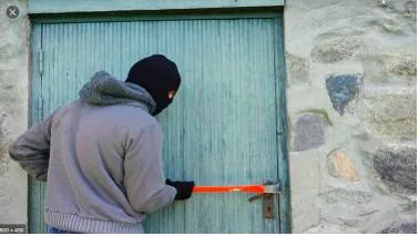 Break into something