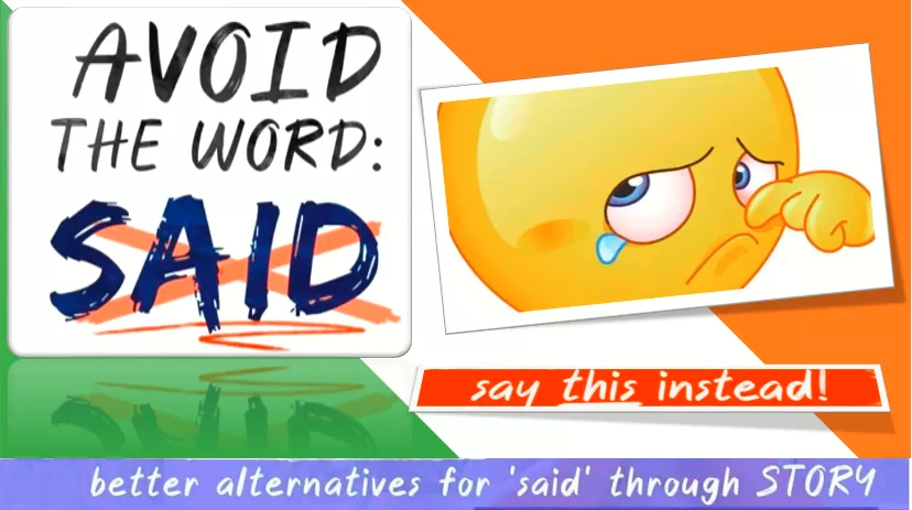 Better alternatives for ‘said’ through story