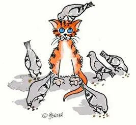 To put a cat among the pigeons