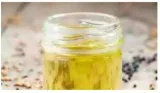 Cooking oil on fire