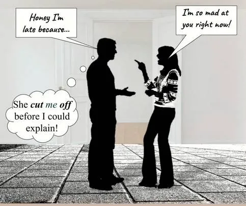 Cut somebody off