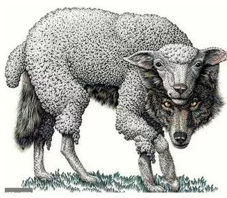 A wolf in sheep's clothing 