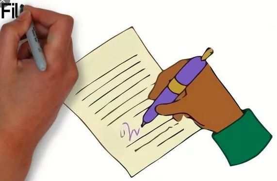 Fill something out