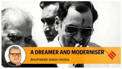 How rajiv gandhi left the imprint of modernity on an ancient country