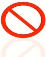 Expressing prohibition