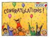 Expressing congratulations 