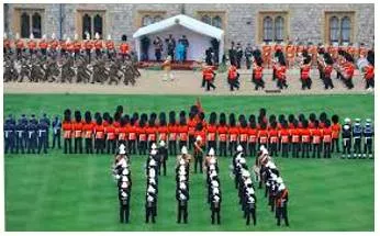 Muster  - A formal gathering of troops, especially for inspection, display, or exercise.