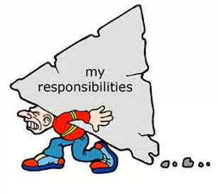Onus  - The responsibility for something.