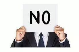 Different ways to say ‘no’