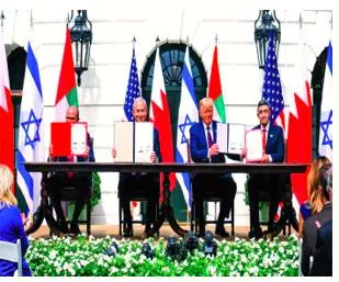 Abraham accords for peace in west asia a misnomer