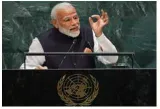 Words and deeds  on pm modi's speech at unga 