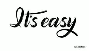 Some ways to express –it’s easy