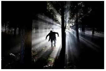 Eerie  - Strange and frightening.