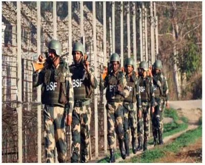 The police losing power to the bsf 