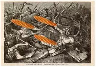 Decimation  - The act of severely damaging something or making something much weaker.