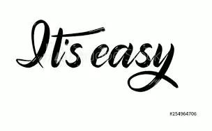 Some ways to express –it’s easy