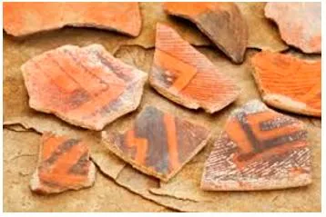 Wedge  - An object or piece of something.