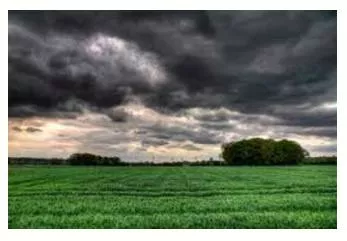 Portend  - Be a sign or warning that (something, especially something momentous or calamitous) is likely to happen.