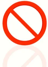 Expressing prohibition