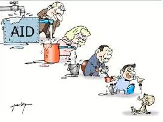 Trickle  - Come, go, or appear slowly or gradually.