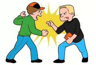 Strife  - Angry or bitter disagreement over fundamental issues;