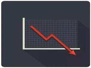 Sagging  - Becoming weaker.