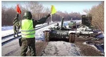 Signs of peace  on russian pullback from ukraine border 