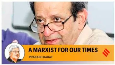 Aijaz ahmad  a marxist for our times