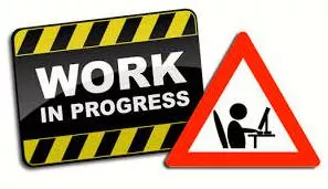 Under way - Having started and in progress; being done or carried out.