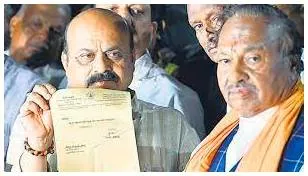 Overdue  on eshwarappa’s resignation