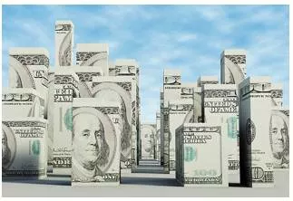 Bloated  - (of a person) excessively wealthy and pampered.