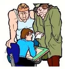 Menace  - Be a threat or possible danger to.