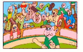Rumbustious - Boisterous or unruly.