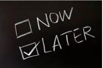 Back-Burner - Postpone consideration of or action on.