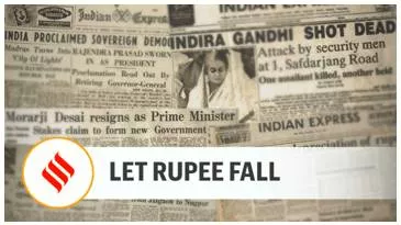 Rbi should allow the rupee to find its own level  intervene only to smoothen excess volatility