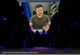 Volodymyr zelensky urges 'maximum' sanctions on russia in davos talk