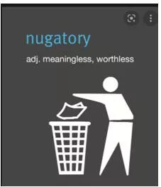 Nugatory meaning