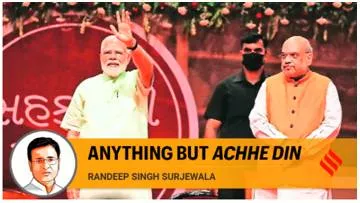 Eight years of the modi government  but no ‘achhe din’