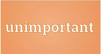 Petty  - Not having any serious purpose or value.