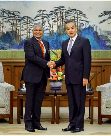 Ahead of brics meet  china’s foreign minister meets indian envoy