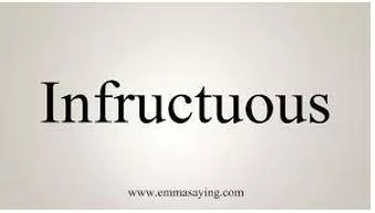 Infructuous meaning