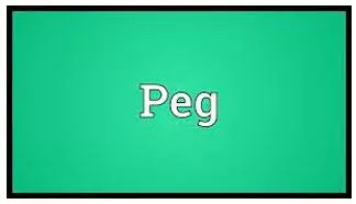 Peg   - To fix or keep prices, wages, etc. at a particular level.