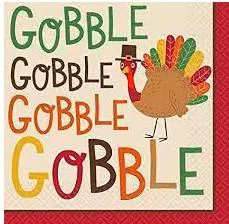 Gobble  - To eat something very fast, in a way that people consider rude or greedy.